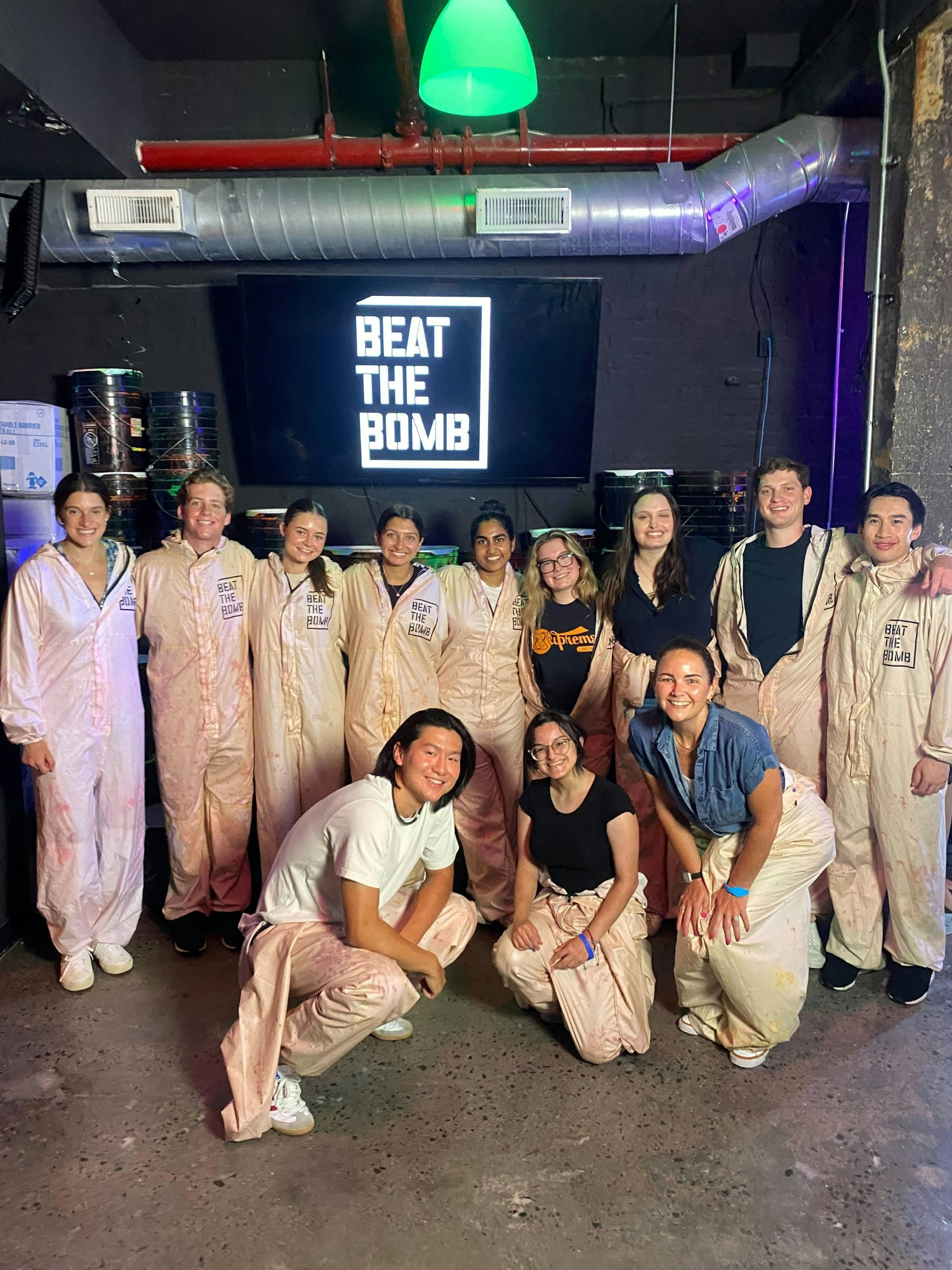 Our Summer League Interns working together to Beat the Bomb as a part of their internship program. 