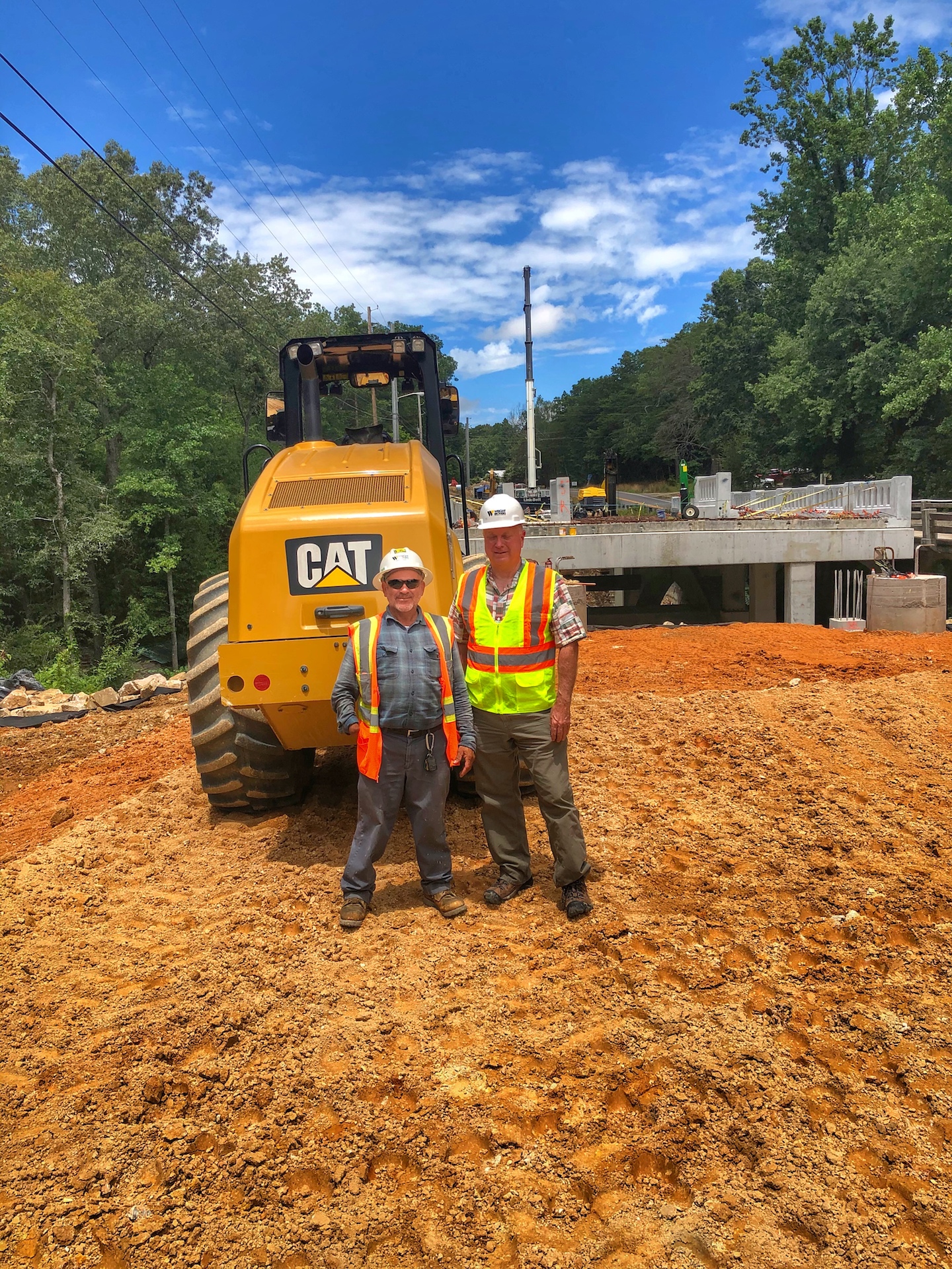 Wright Brothers President and CEO Steve Wright stands with Liborio Lopez, who has worked with WB for over 20 years.