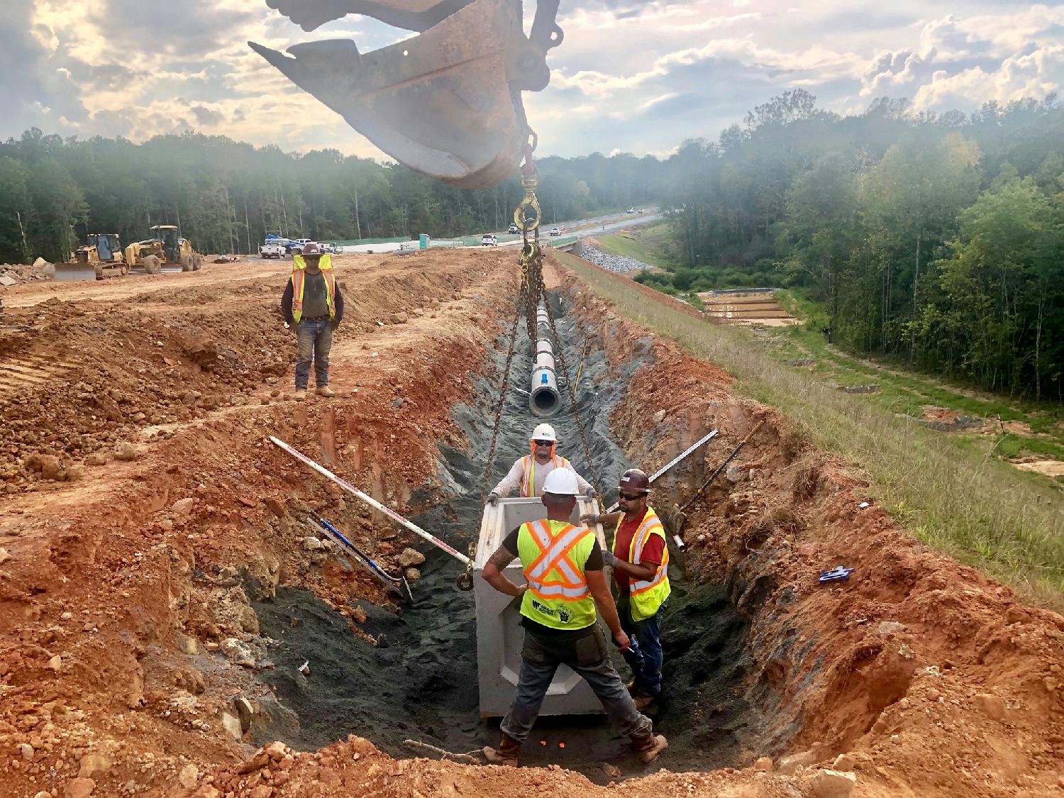 Wright Brothers crews on the job site.