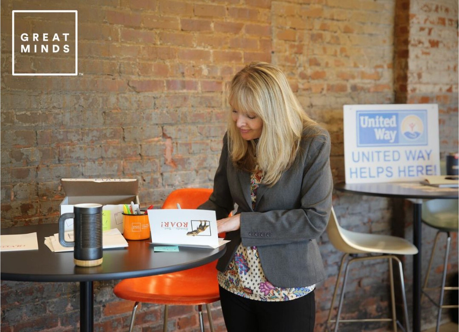 United Way Literacy Kit Great Minds Grows Volunteer Initiative
