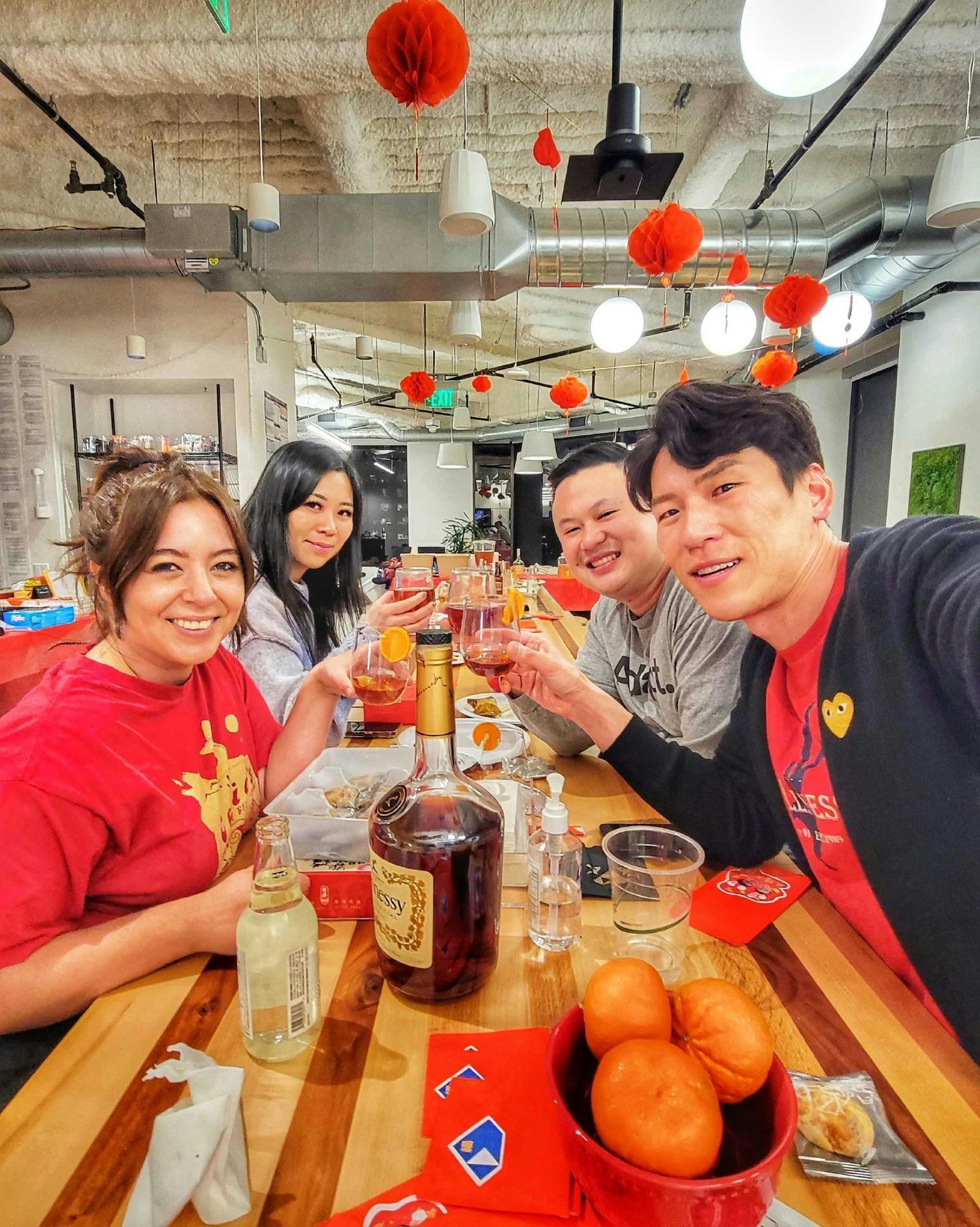 Team celebrating Chinese New Year at our SF HQ