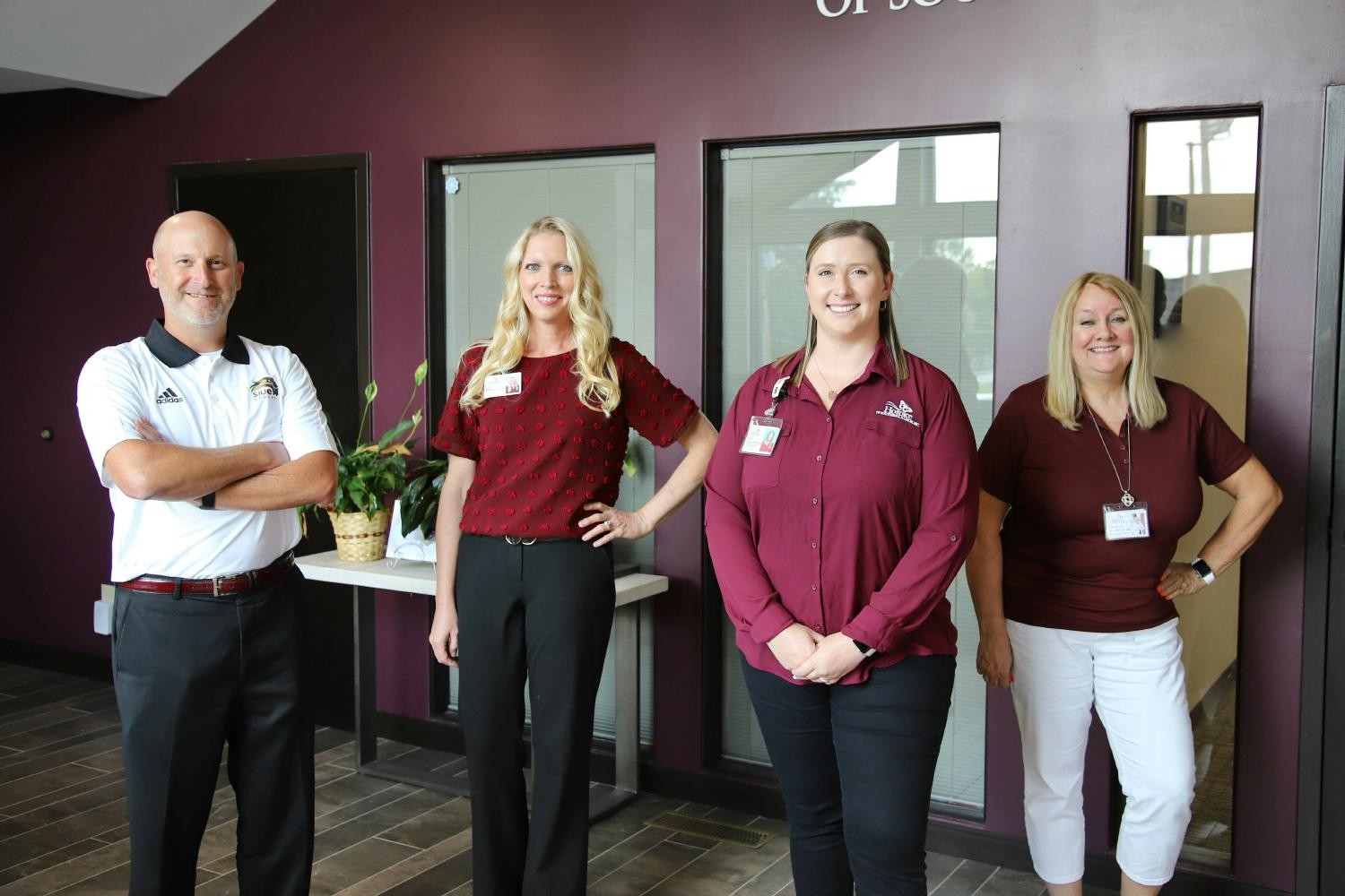 Dr. Emily Oliver, Dr. Chris Herndon, Dr. Ellen Middendorf, and Amy Richter, for our PGY2 Pharmacy Residency Program.