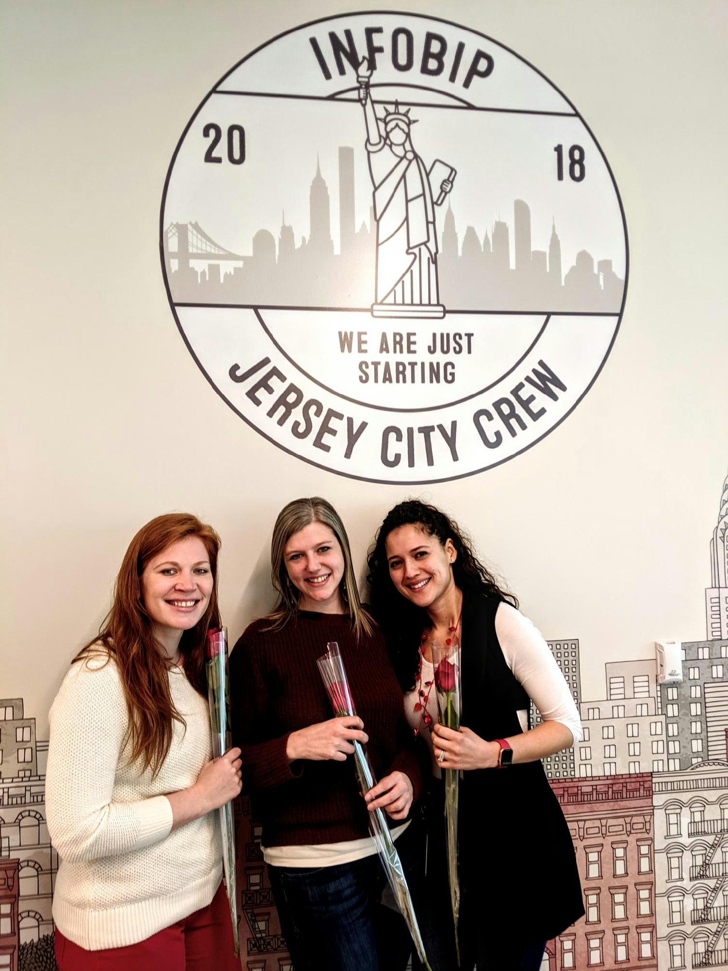 Celebrating the Infobip Jersey City Women