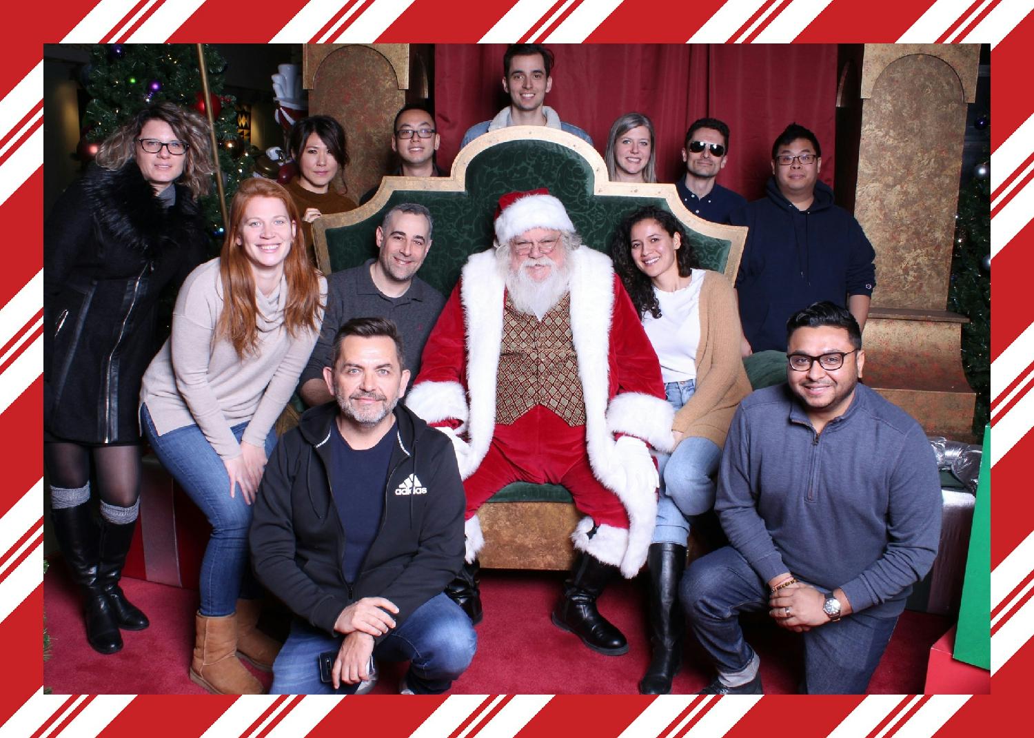 2019 Team Visit to See Santa