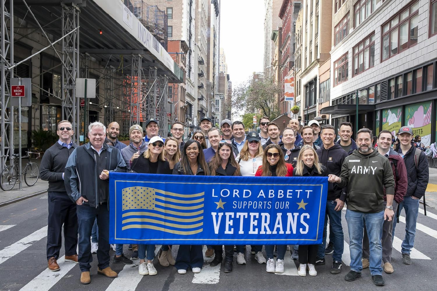 With our Lord Abbett veterans, we participated in the New York City Veterans Day parade to honor service & sacrifice.