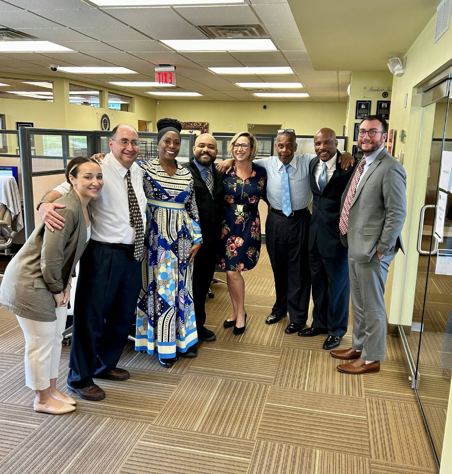 The team after a visit from one of our many accreditors.