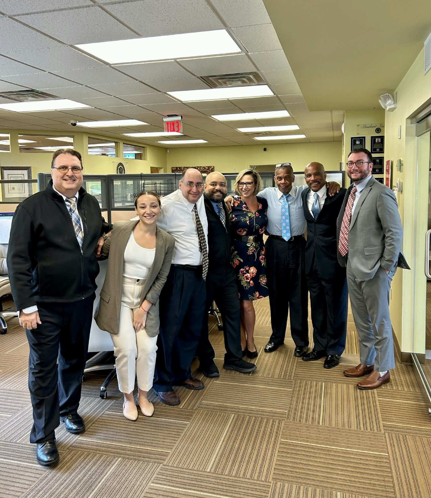 The team after a visit from one of our many accreditors.