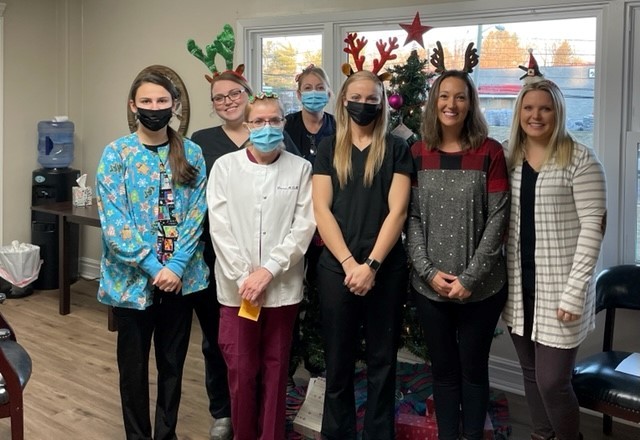 During December we host spirit weeks with different themes.  This is our Christiansburg, VA team showing their spirit.  