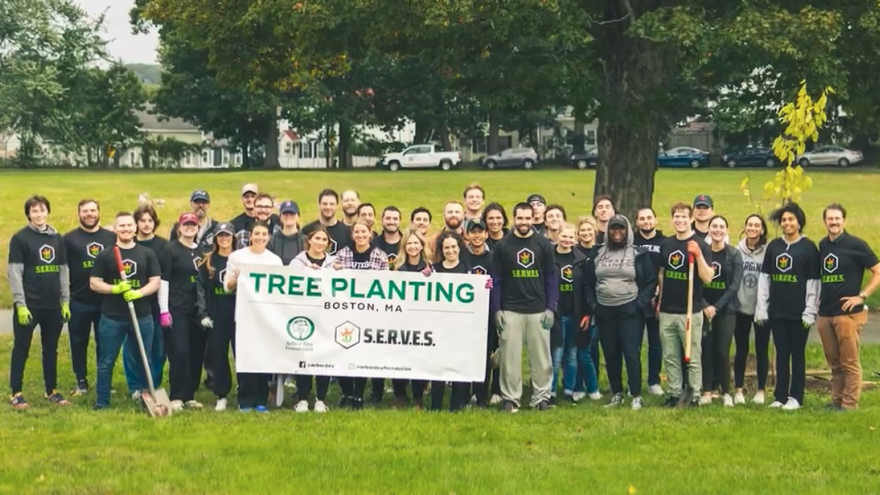 Partnering with Arbor Day Foundation, our teammates planted over 250 trees around the world.