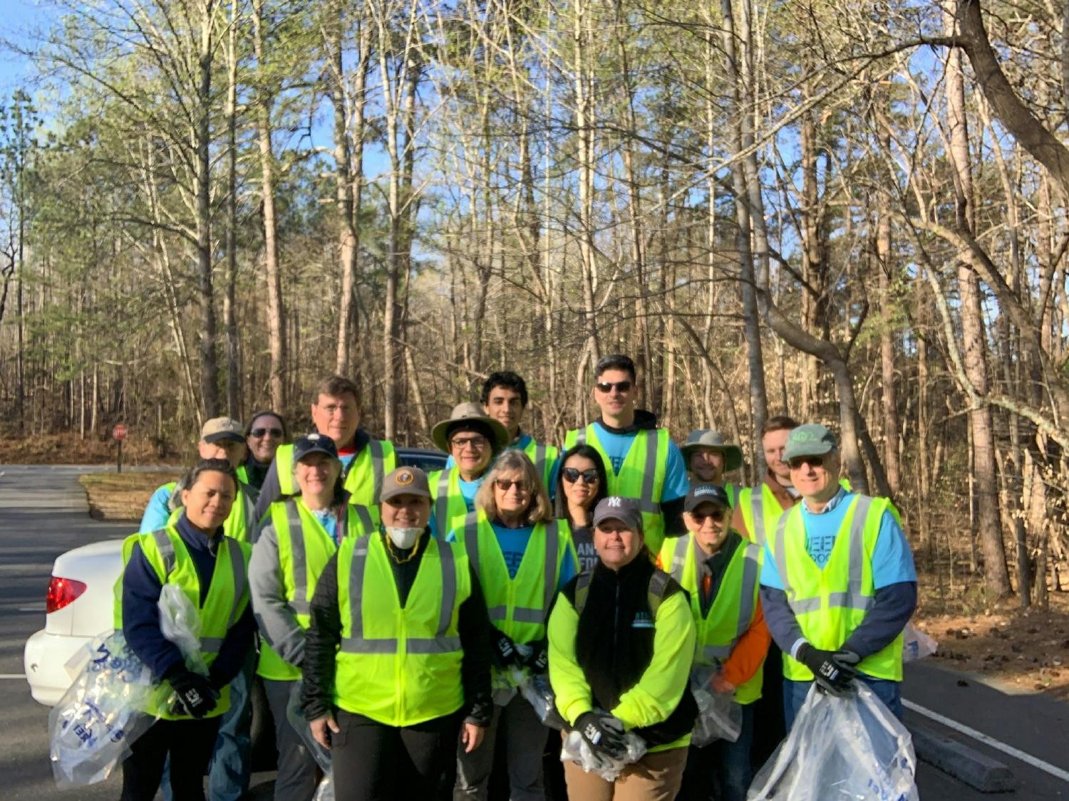 The team that volunteers together, stays together - Annual Sweep the Hooch