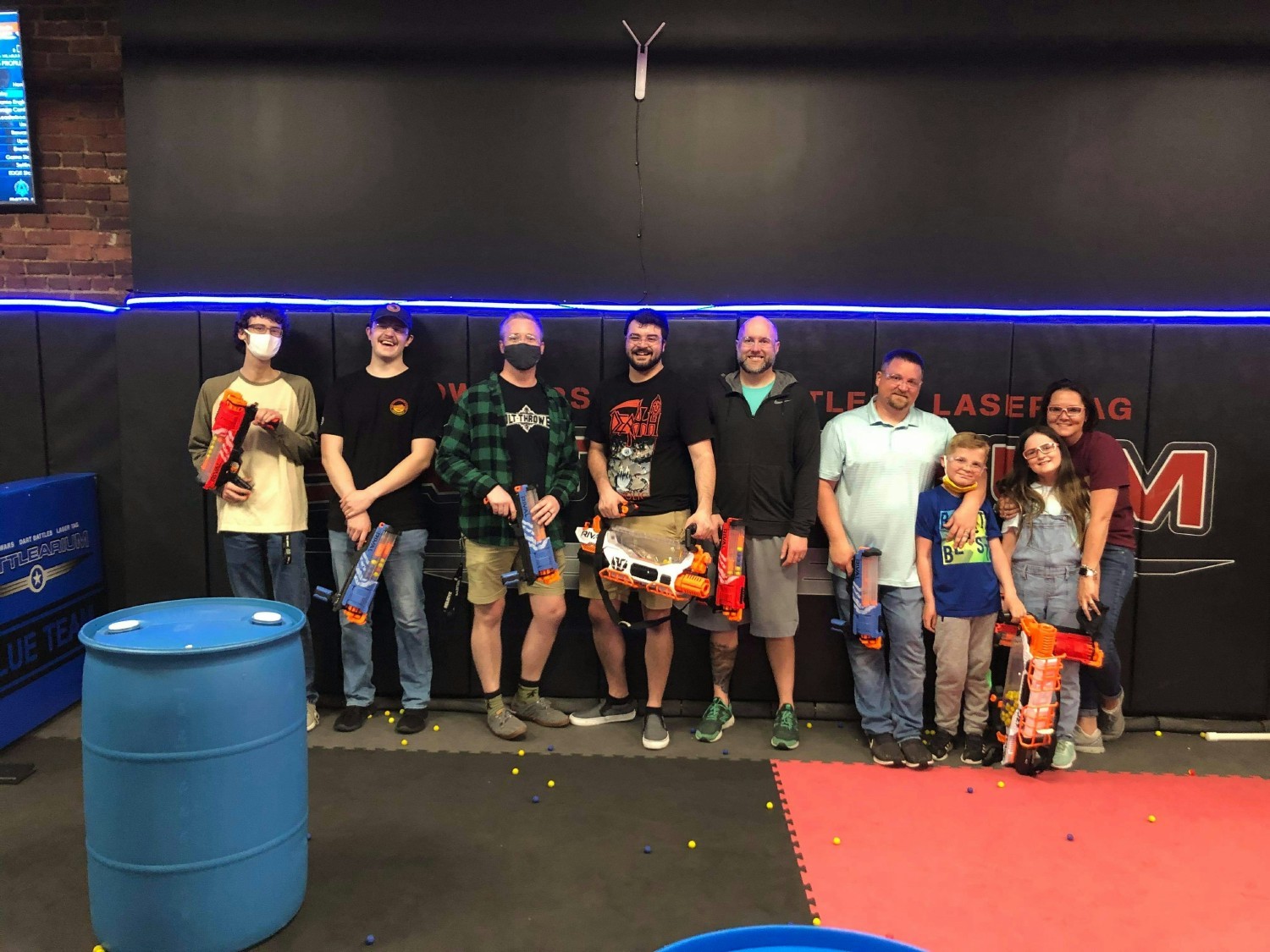 Laser sharp team - Office outing to laser tag