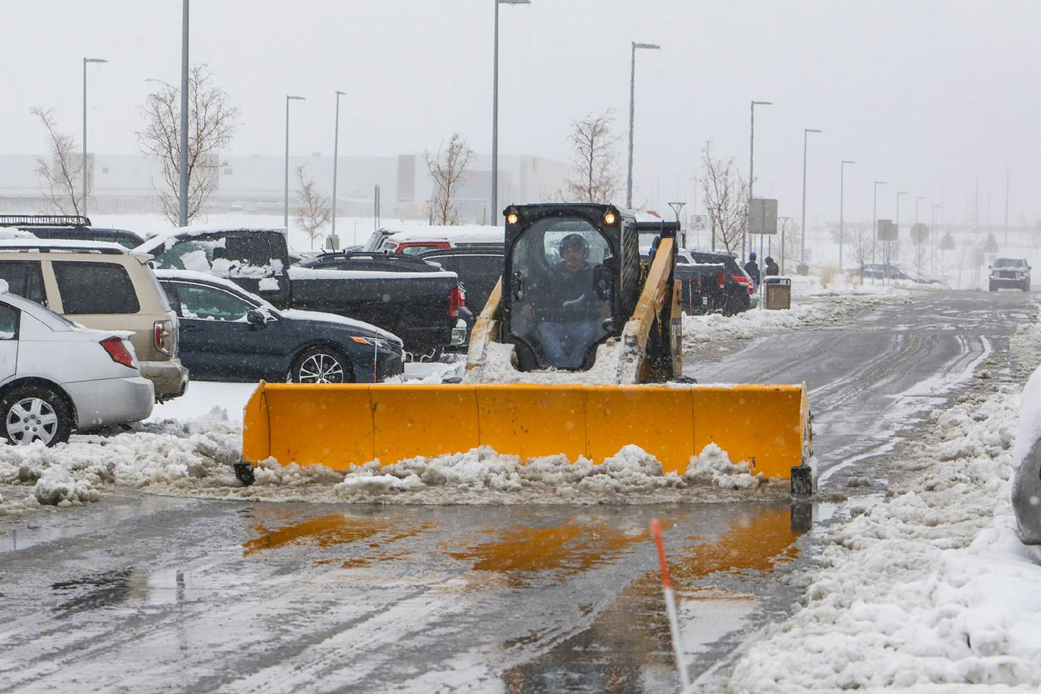 Snow Removal in Parking lot
