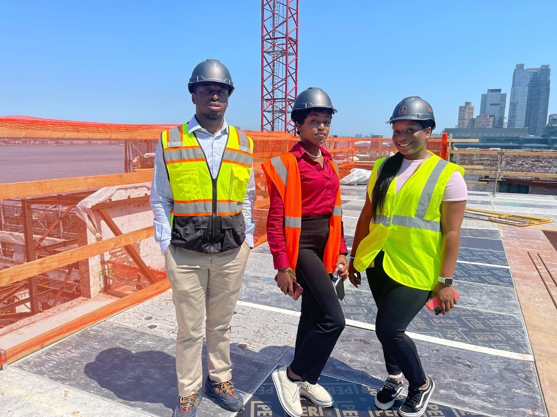 Columbia’s 2022 Summer interns onsite at Terminal Warehouse in NYC during their impactful 9-week program.