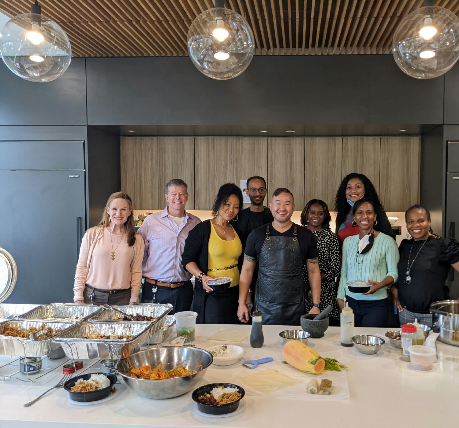 Columbia’s DEI Committee organized culturally immersive cooking classes for the team in honor of AAPI Heritage Month.