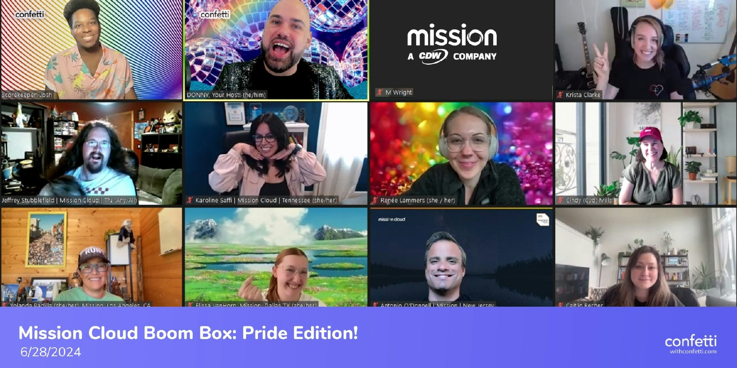 The Mission team celebrates Pride Month! As a fully remote company, we find ways to honor meaningful events.