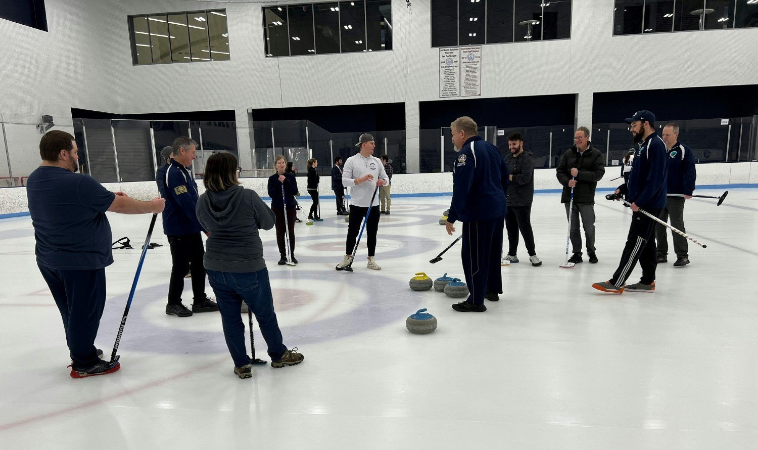 PFG and Vicus Capital staff know how to have fun outside the office; and in this case, curling at a local ice rink!