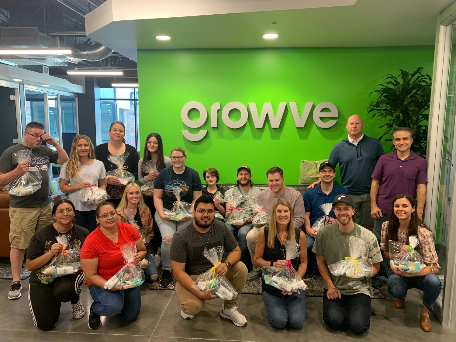 Growve donations to local Women's Shelter