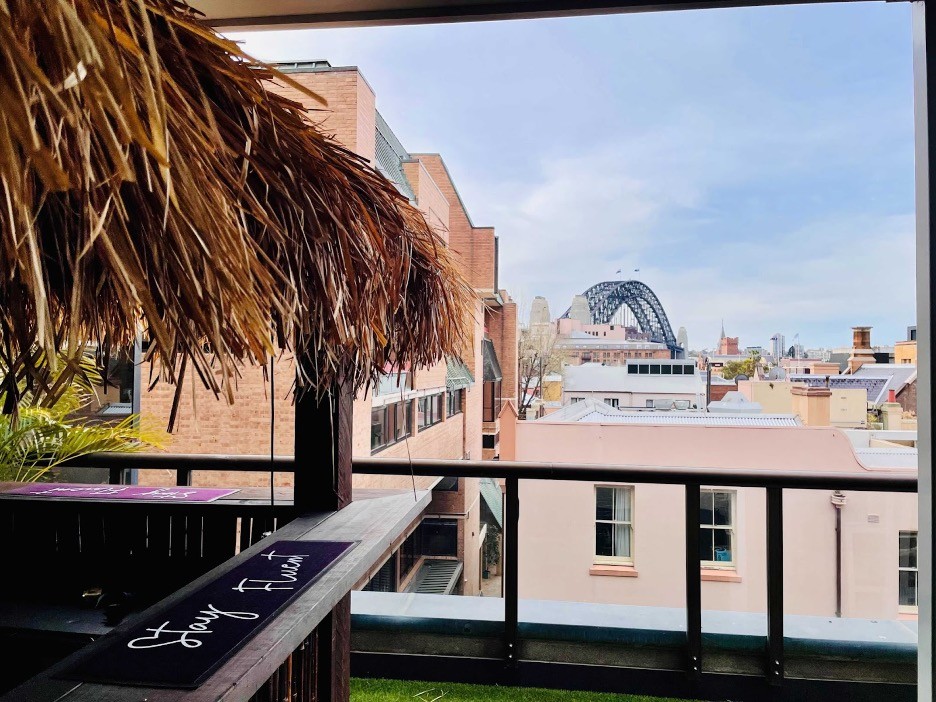 Rooftop view from the Fluent Commerce headquarters in Sydney, Australia