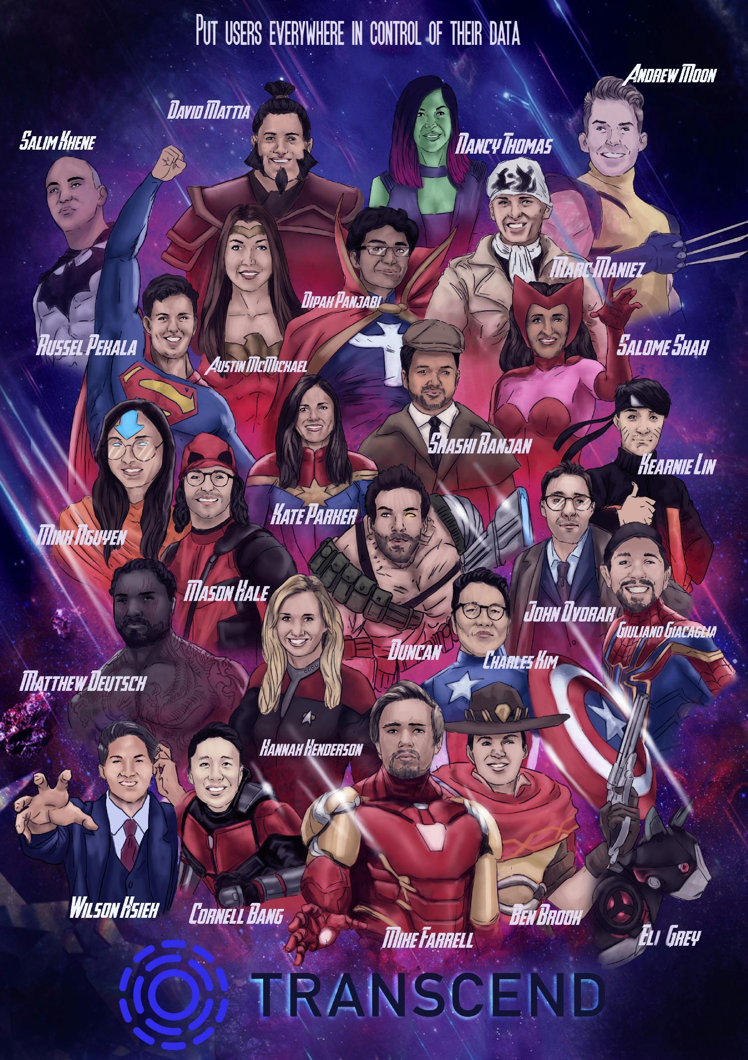 Transcend Data Privacy Super Heroes