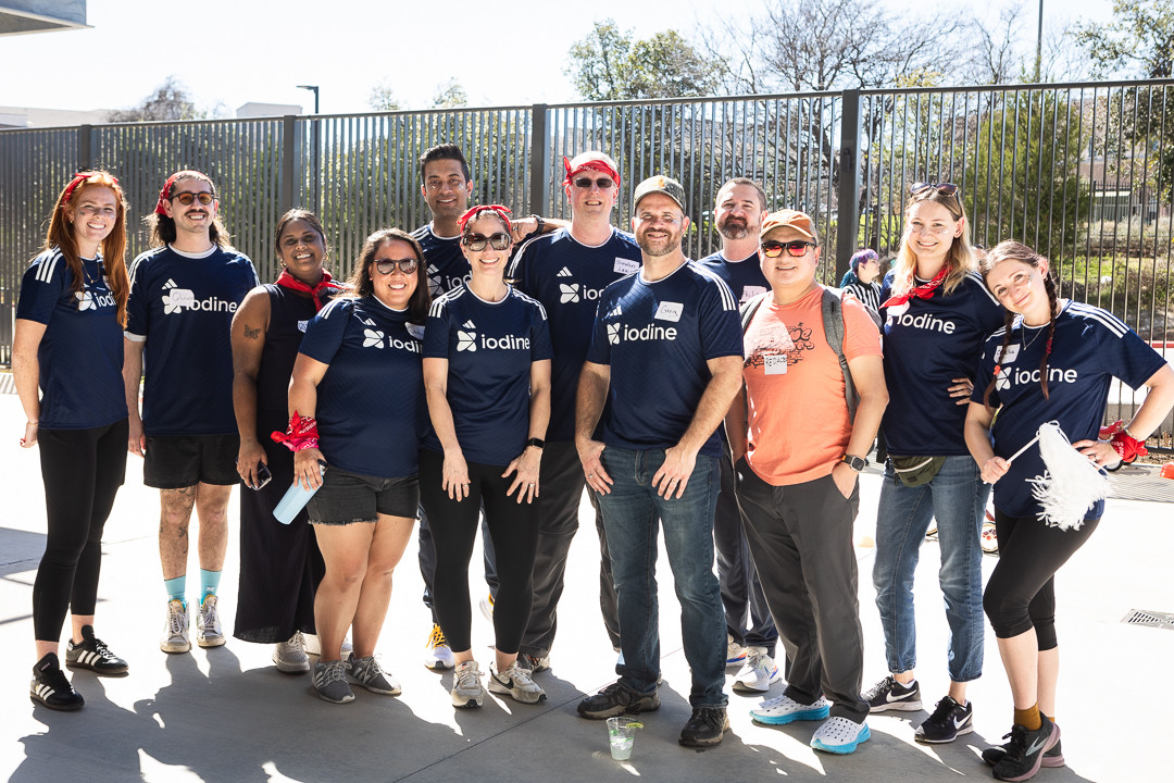 Iodine Employees enjoying an all company offsite