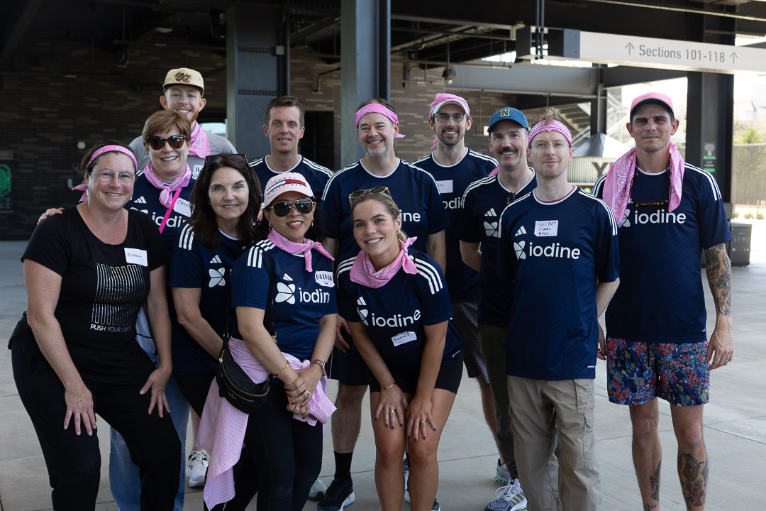 Iodine Employees enjoying an all company offsite