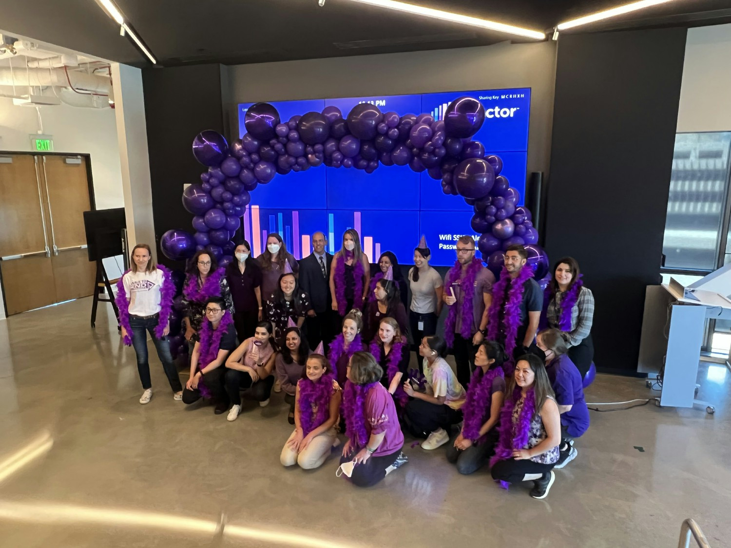 To recognize the fight to end Alzheimer's, for every one who wore purple, Alector donated to the Alzheimer's Association