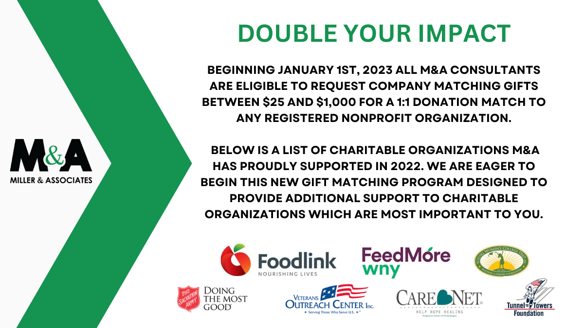 In 2023 we launched a charitable giving initiative that matches employee donations to charities of their choice. 