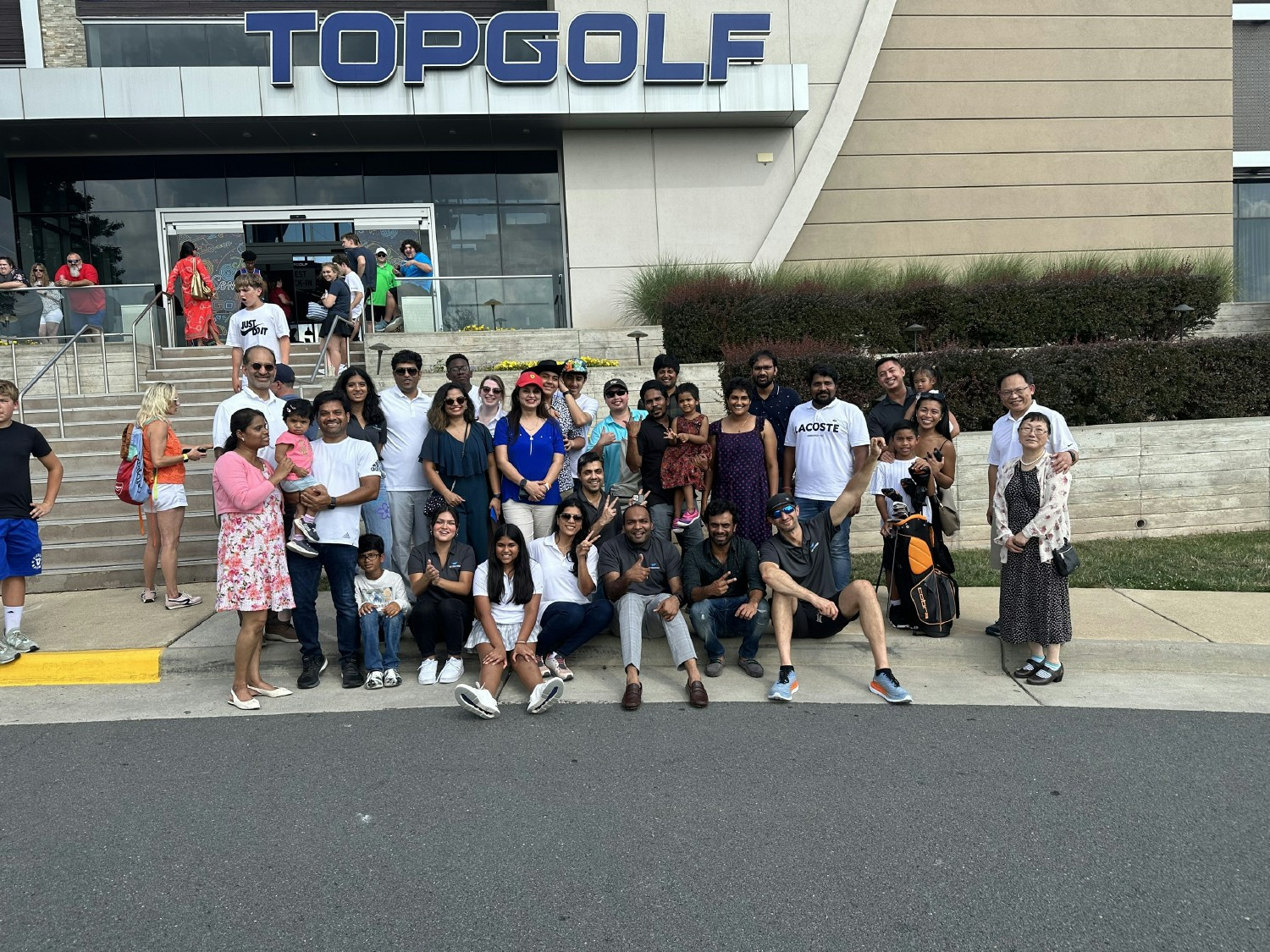 Sky bowling happy hour with local members of our team