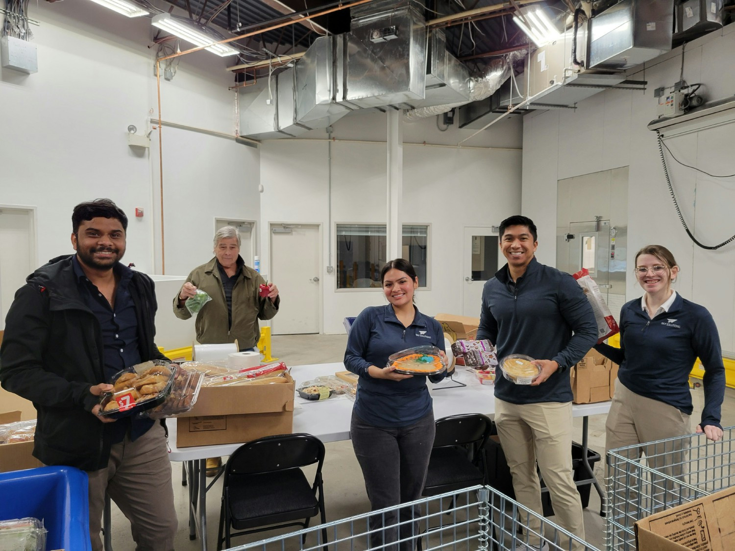 Volunteering with a local non-profit, Cornerstones