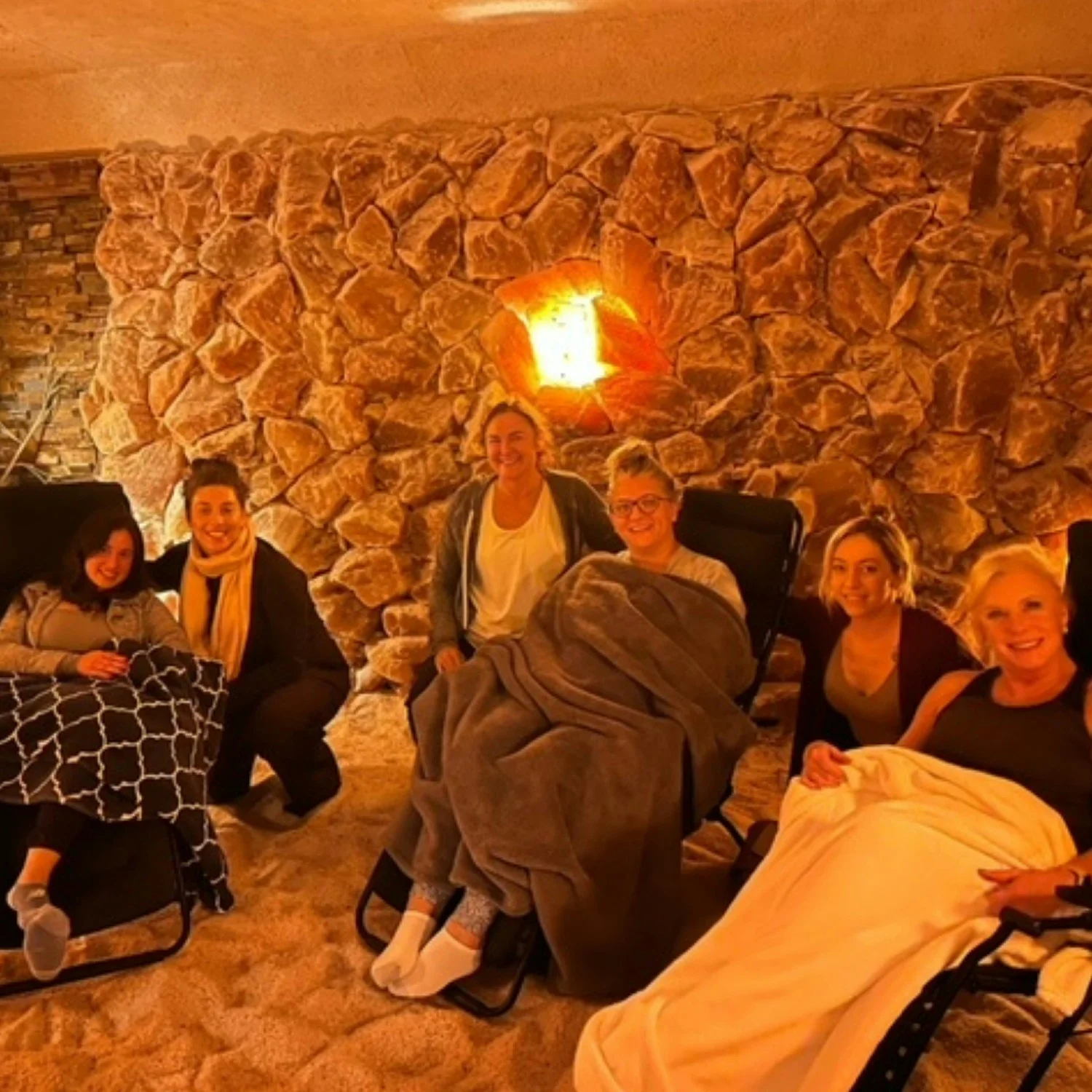 WELLNESS: Team prioritizes holistic well-being through unique experiences. Employees enjoy therapeutic salt cave session