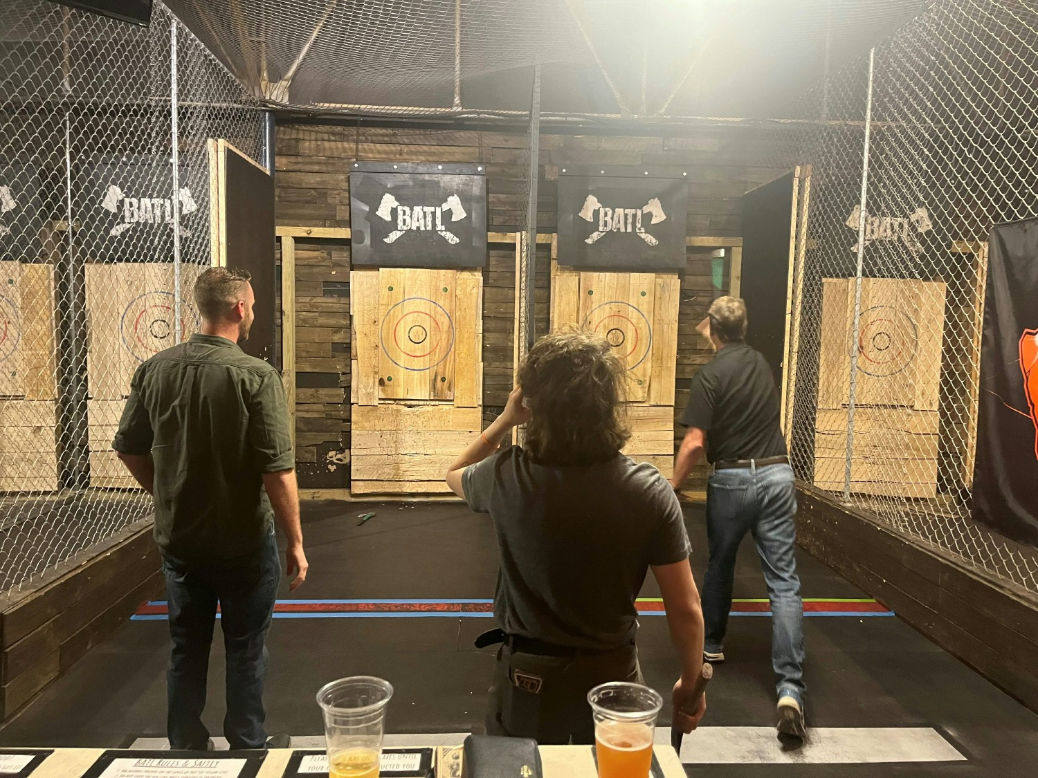 Team building in a casual atmosphere. 