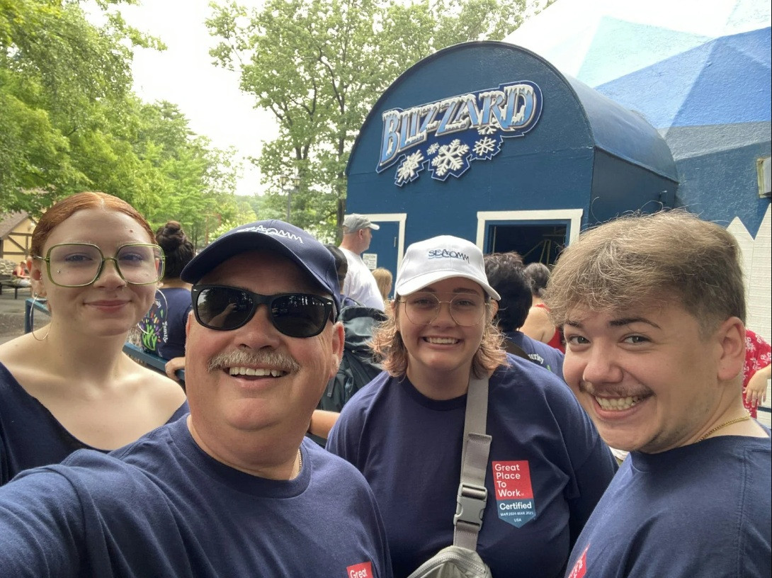 Our annual summer Employee Appreciation Day at the Great Escape.  Staff is able to bring family and friends.