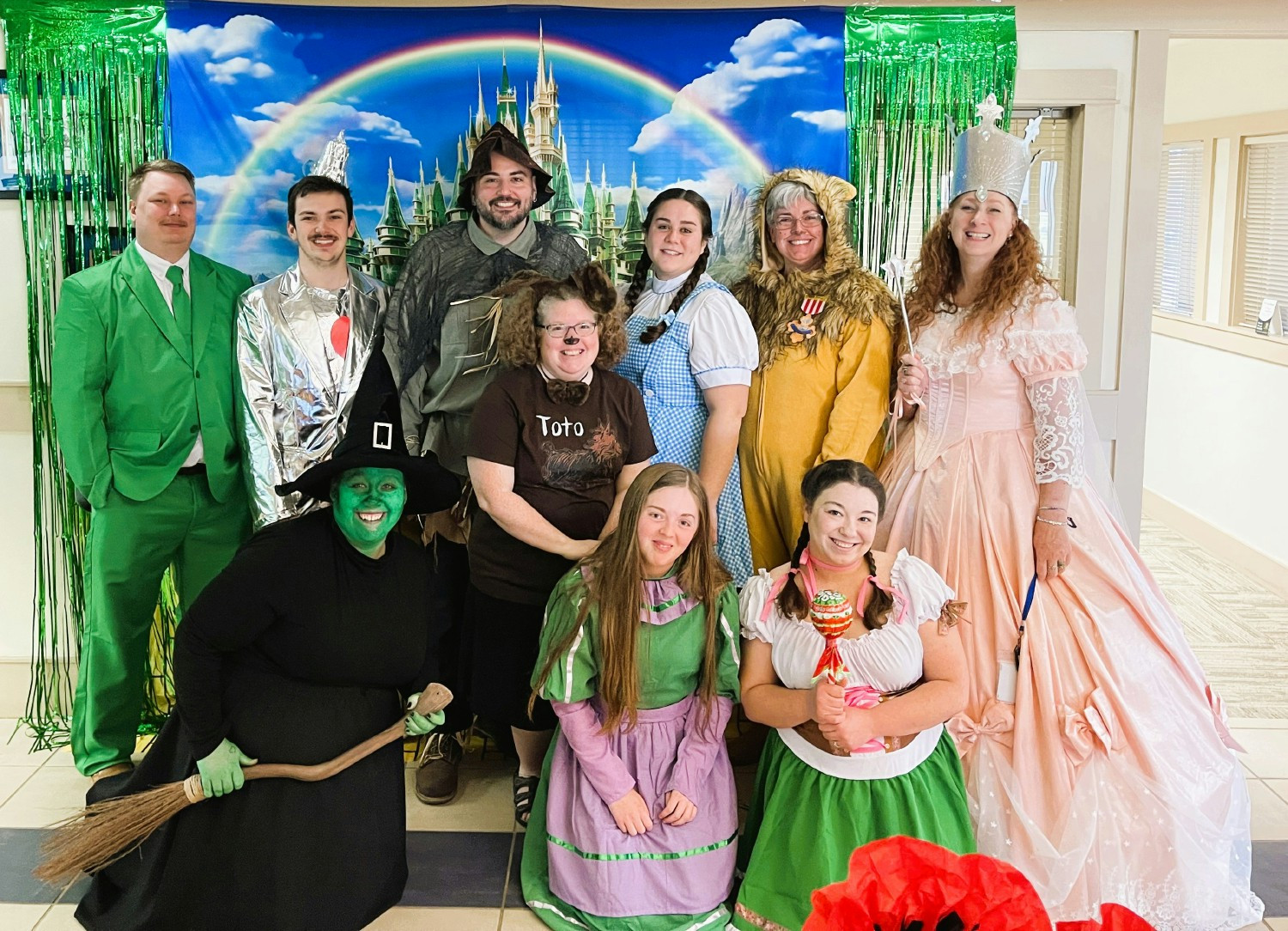 Staff participating in our annual Halloween decorating contest. Shown here are some from our Potsdam Branch.
