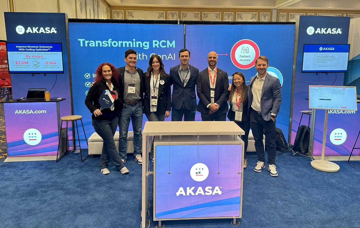 Presenting the AKASA brand at a major healthcare conference.