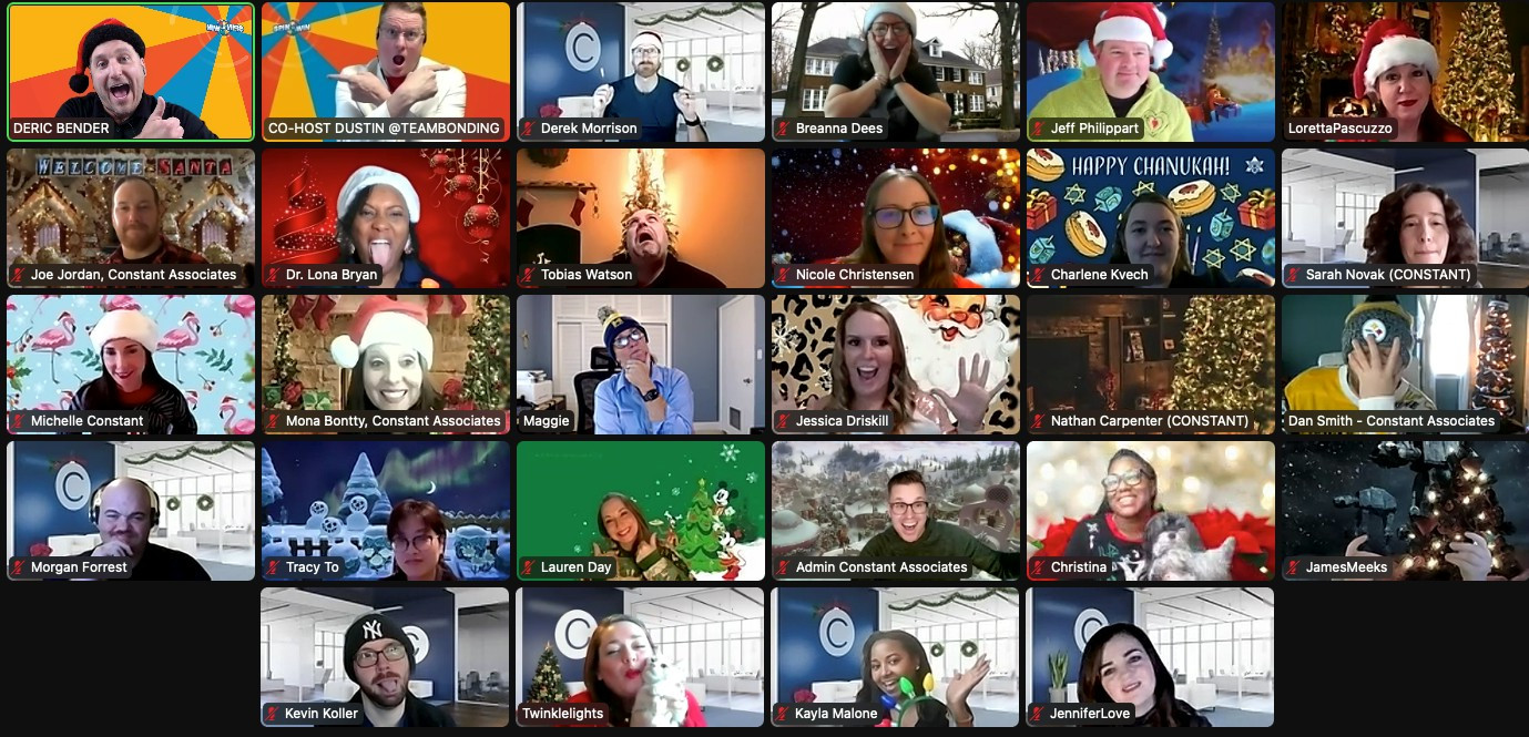 2023 Holiday Party with a team trivia competition!