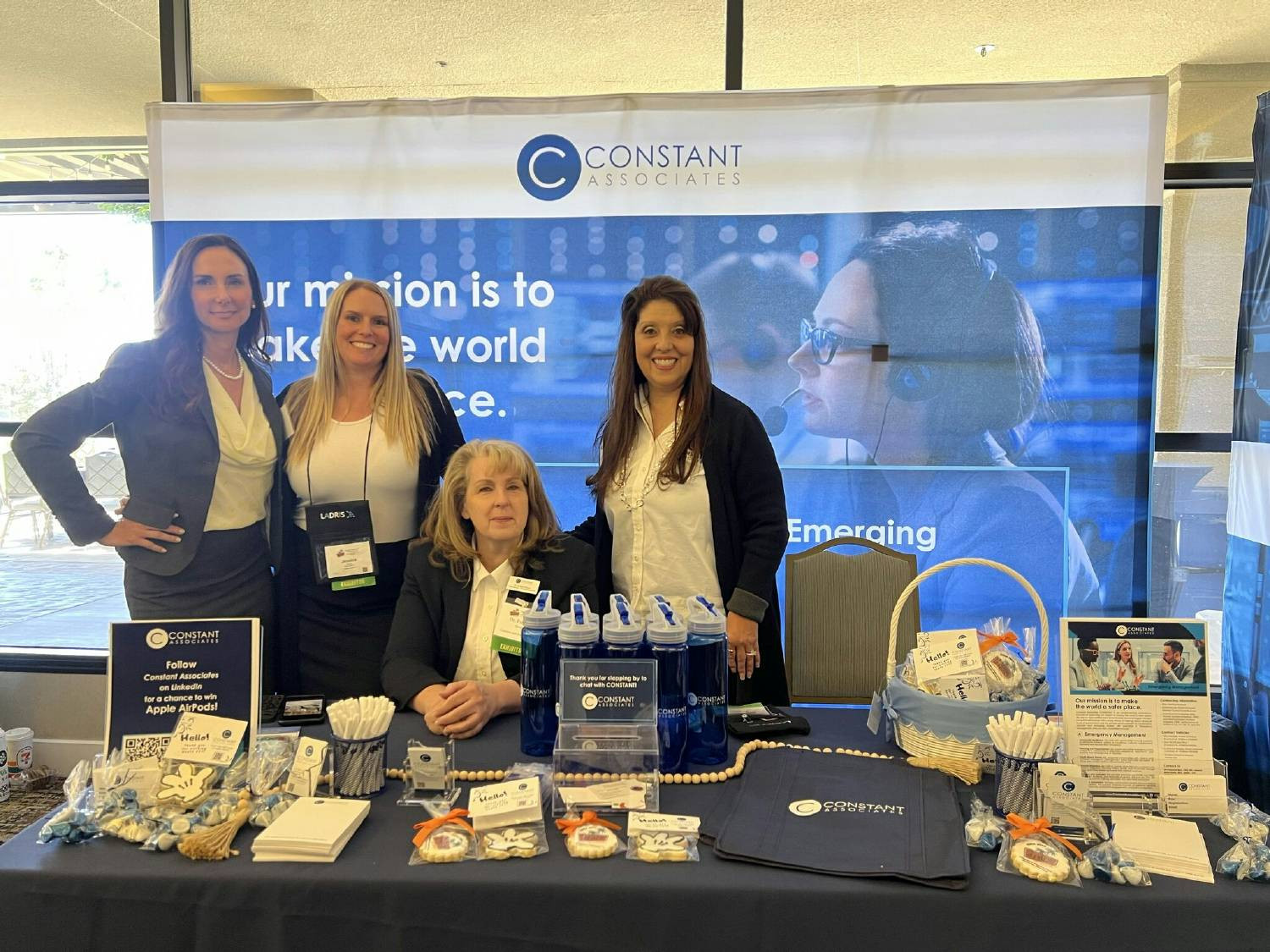 Michelle, Jessica, Pattijean, and Mona at the California Emergency Services Association Annual Conference and Training.