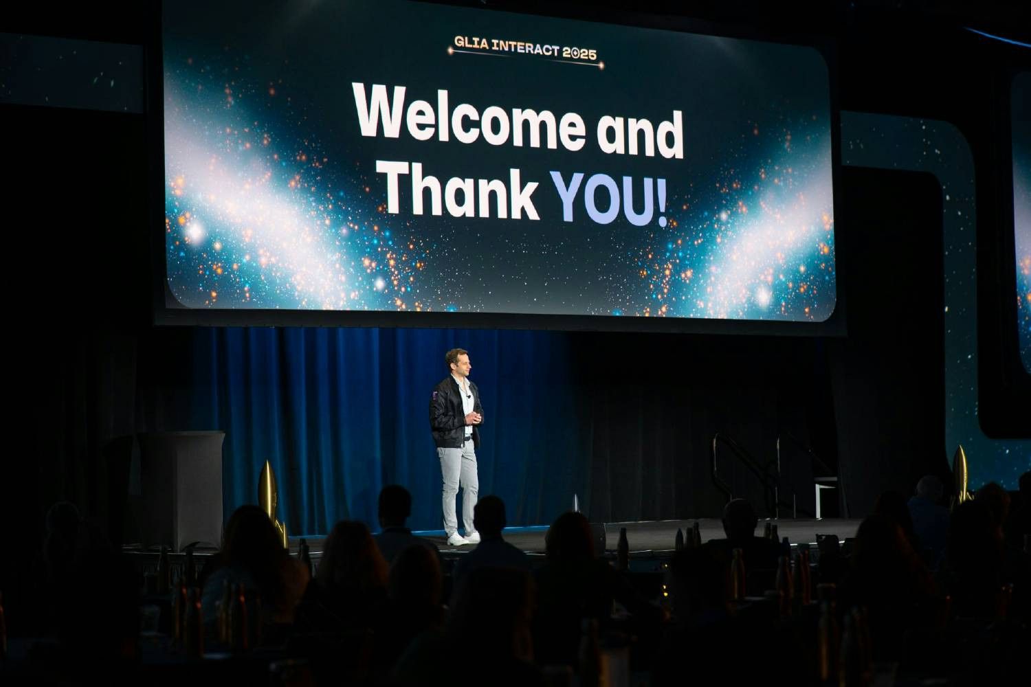 Dan Michaeli, CEO, presenting at our customer conference, Interact 2025