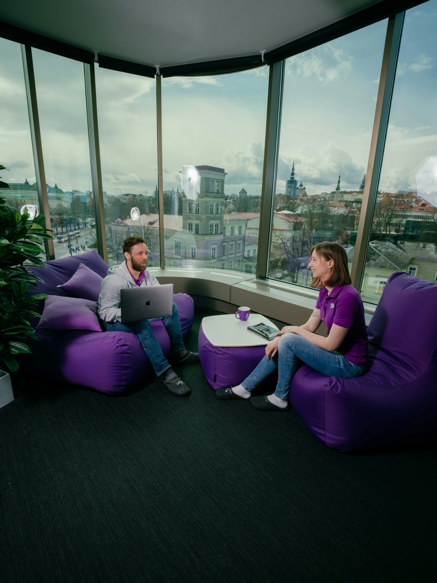 View of Tallinn from Glia's office!