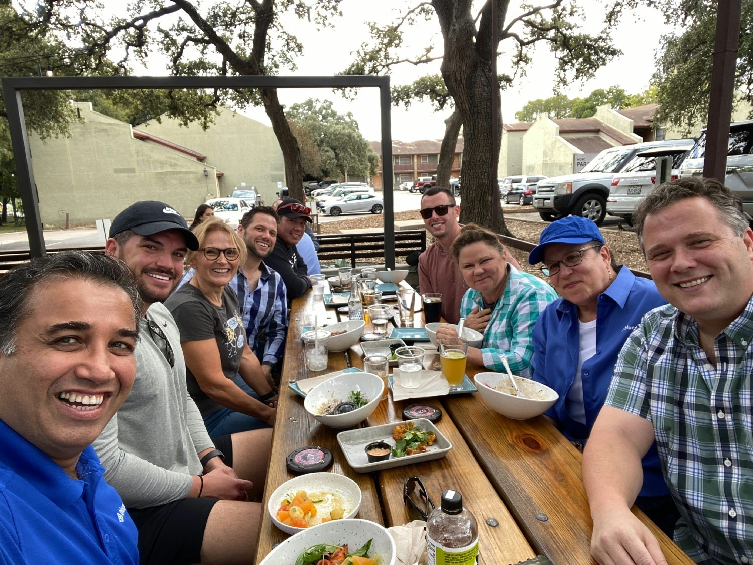 Austin Team - Enjoying Lunch Together