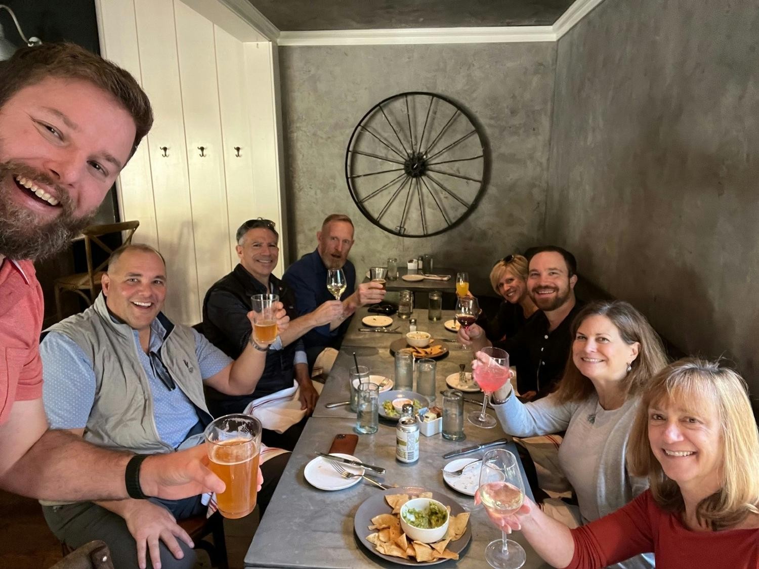 Baltimore Team - Cheers during Dinner