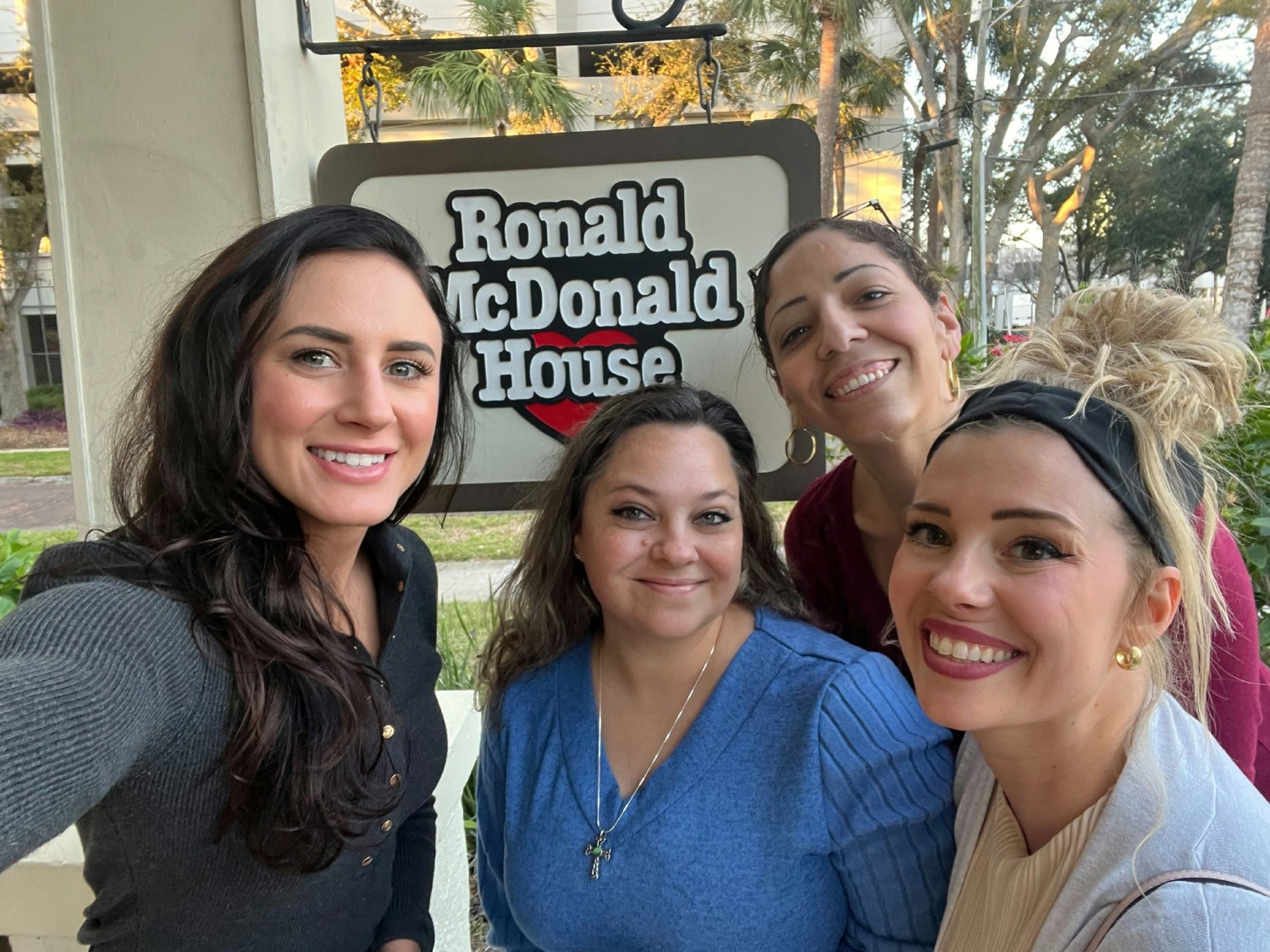 Our team volunteers monthly at our local Ronald McDonald House.