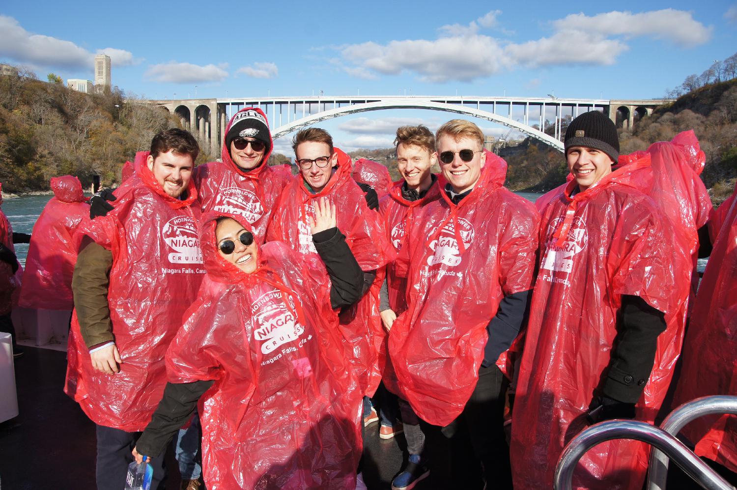 All company gathering at Niagara Falls