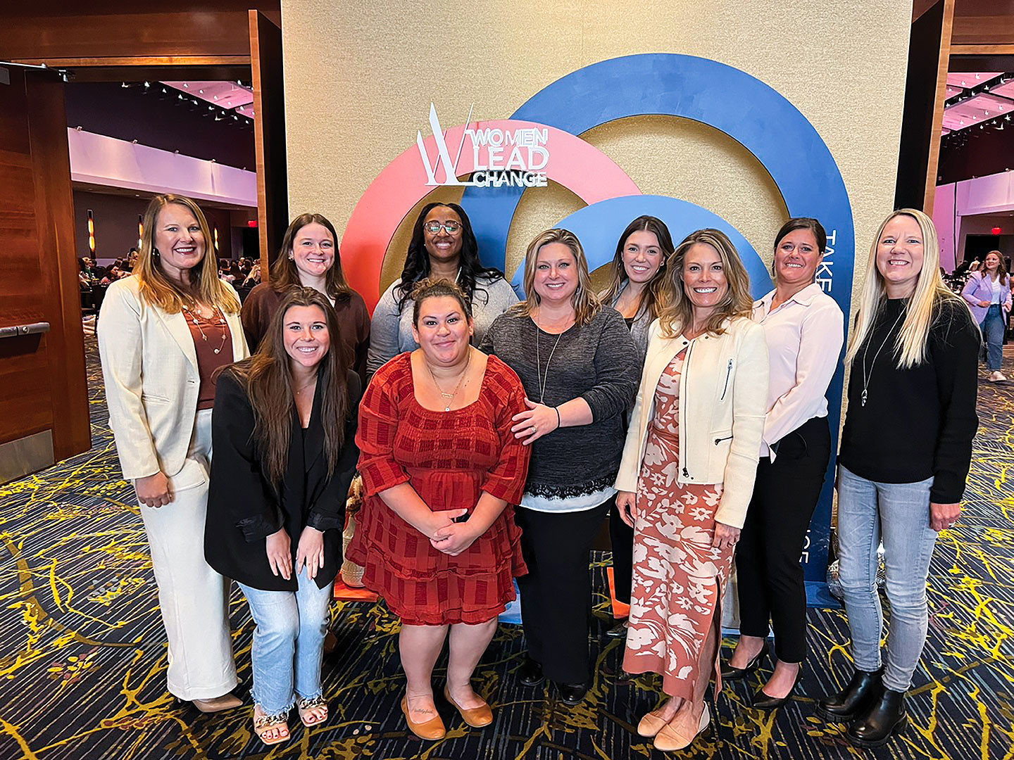 Merchants' women leaders attended the Women Lead Change Conference for networking and leadership training.
