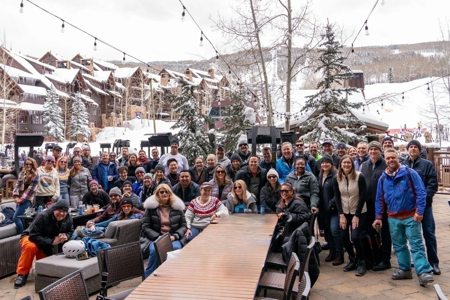 The team, along with our valued partners, hit the slopes and hot cocoa after another successful SKO in the mountains of 