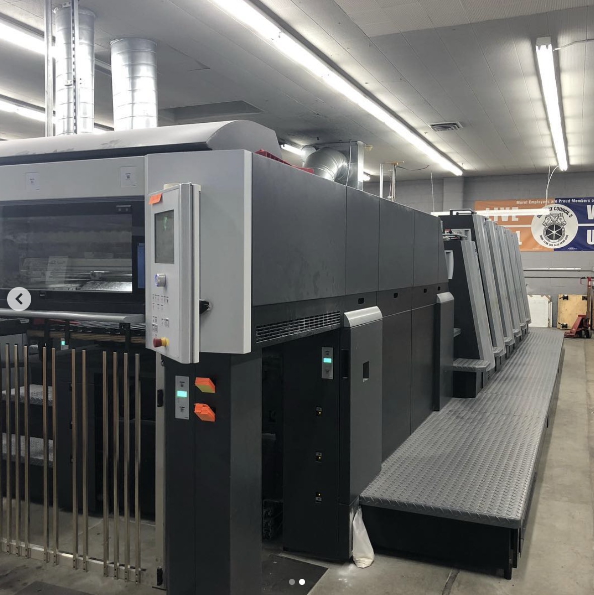 Our Heidelberg Speedmaster 75