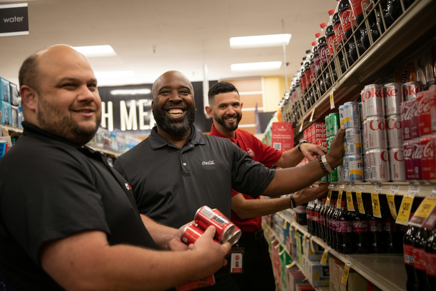 Our RCCB team takes great care in handling our beverages up until they are placed on every shelf.