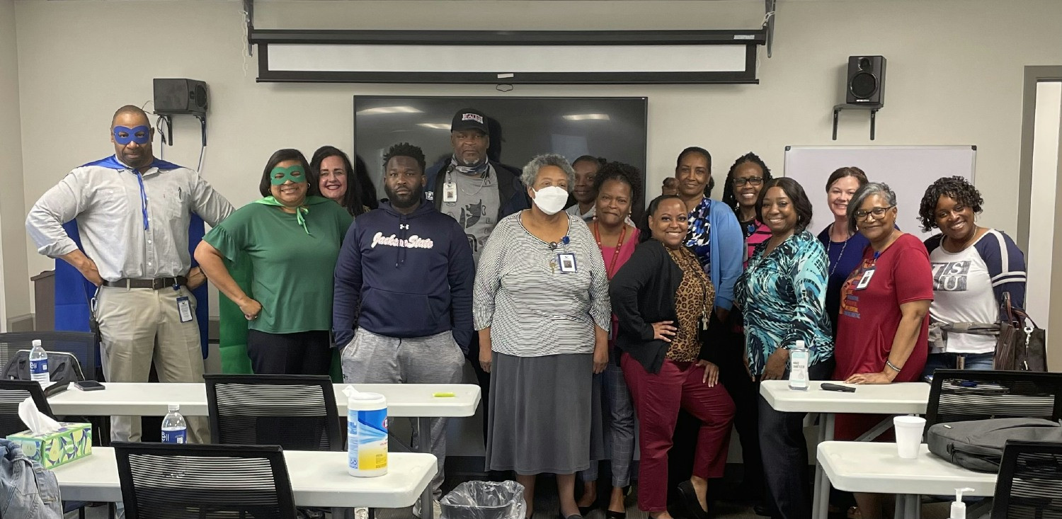 CARES School Jackson celebrating work superheroes for Employee Appreciation Month