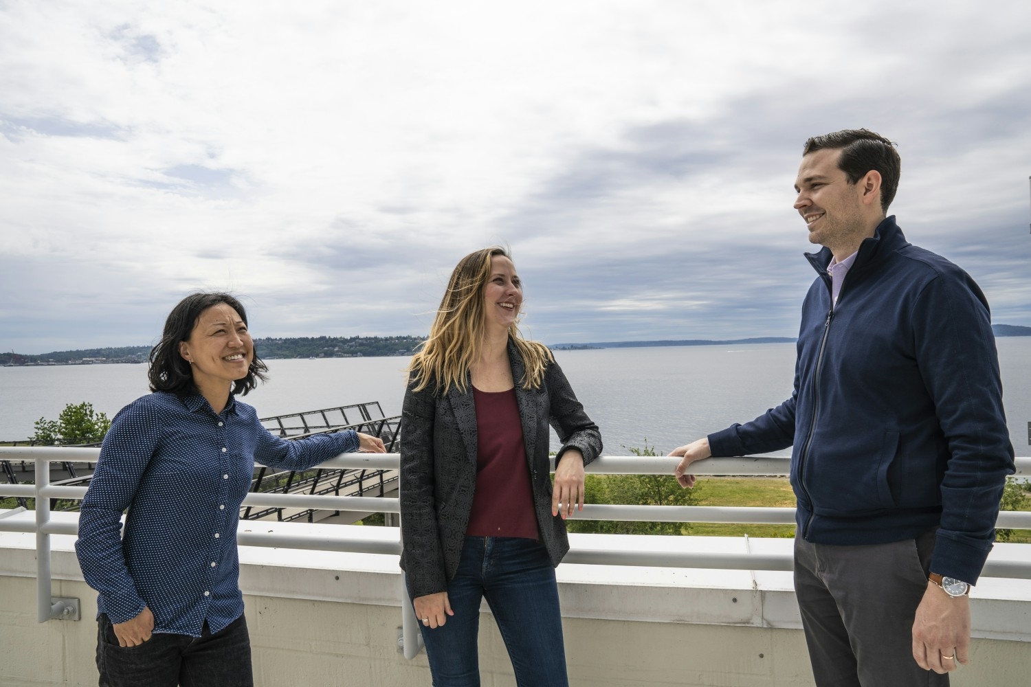 The view of Puget Sound from Outreach's HQ in Seattle. 