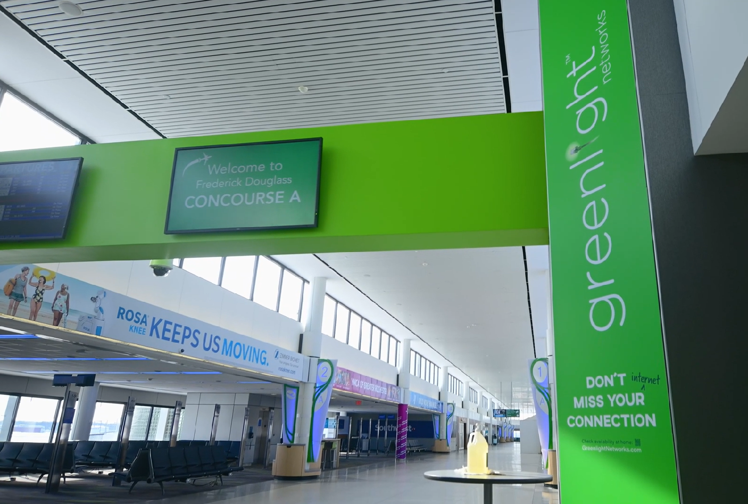 Greenlight Networks is proud to be the Internet Provider of the Rochester Airport.