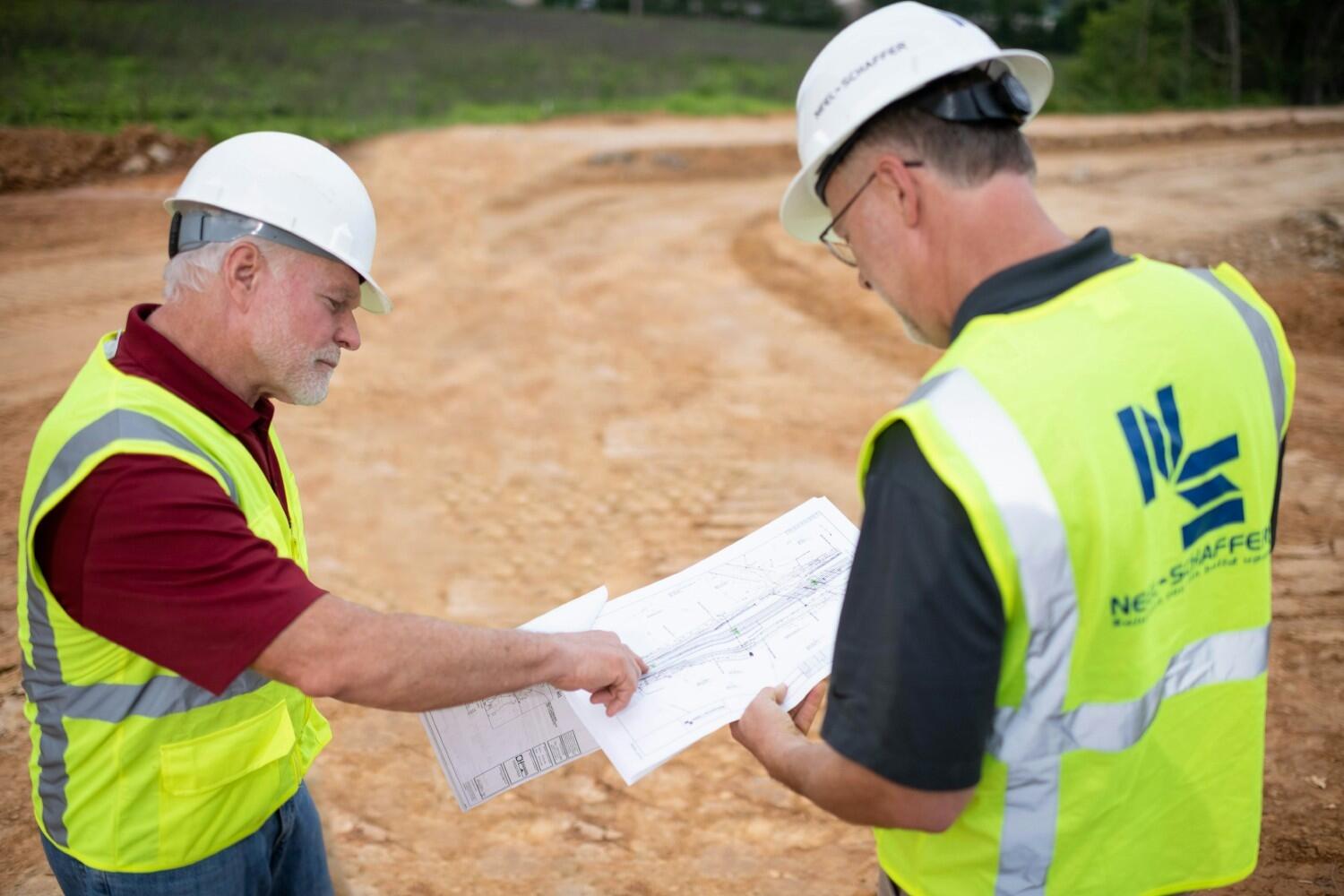 Our engineers are often in the field, visiting projects to observe the construction process.

